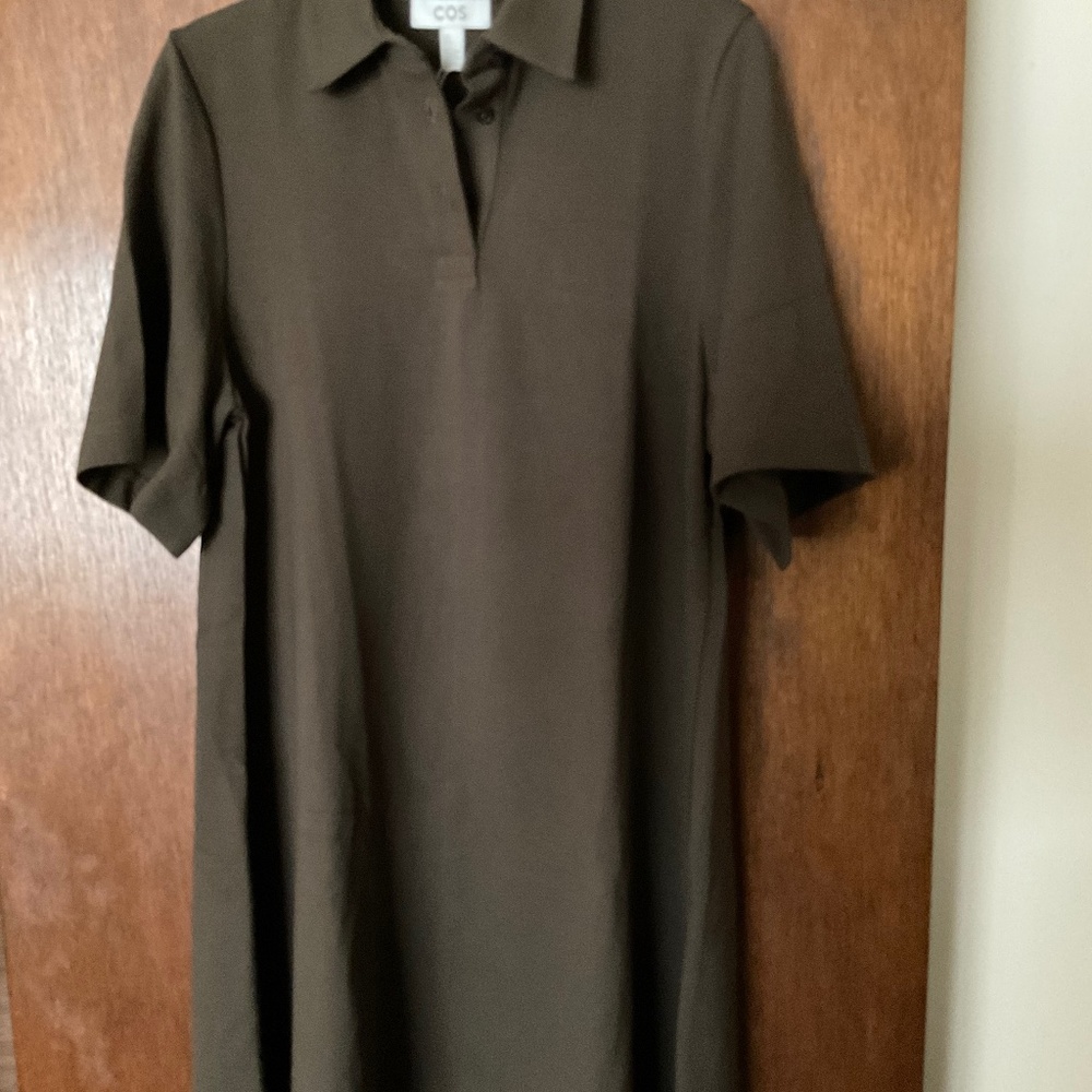 COS Oversized, collar shirtdress